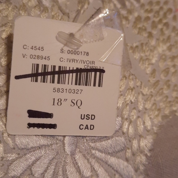 Karen Nicol Embroidered Wintertime Pillow - Picture 6 of 7